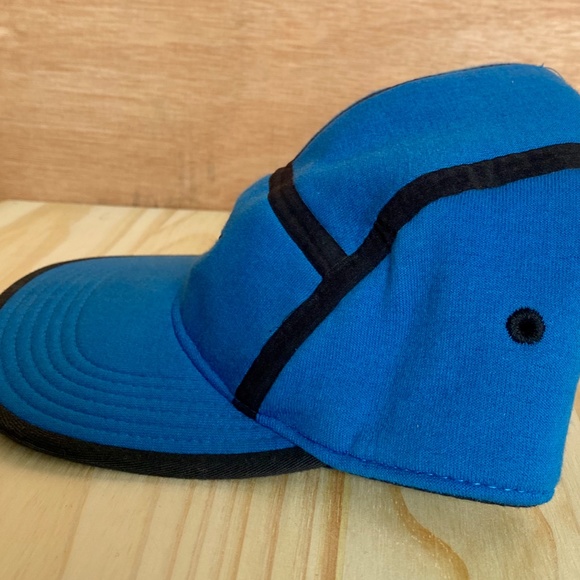 Nike AW84 Tech 5 Panel Hat Blue Black 611751 Rare - Picture 3 of 5
